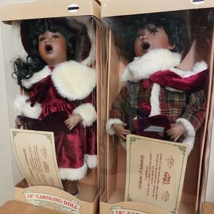 Caroling Porcelain Collectible Dolls